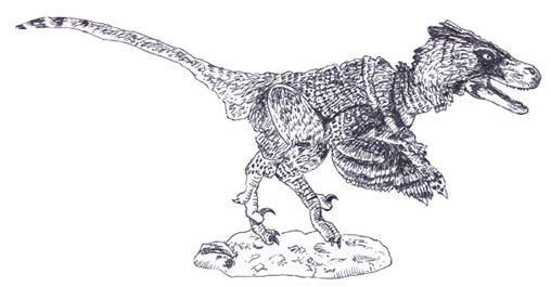 Adasaurus mongoliensis illustrated.