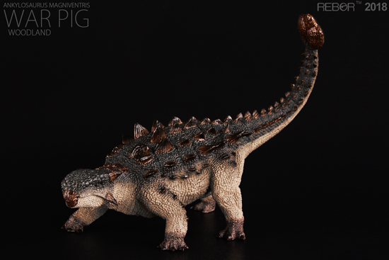 Rebor Ankylosaurus dinosaur model "woodland".
