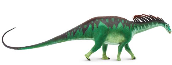 The Wild Safari Prehistoric World Amargasaurus dinosaur figure.