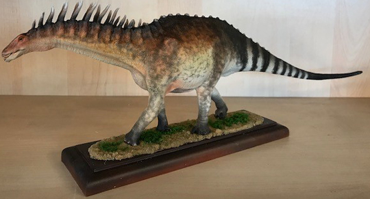 A model of Amargasaurus.