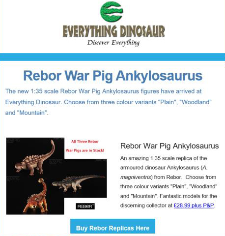 Everything Dinosaur Newsletter (June 2018).