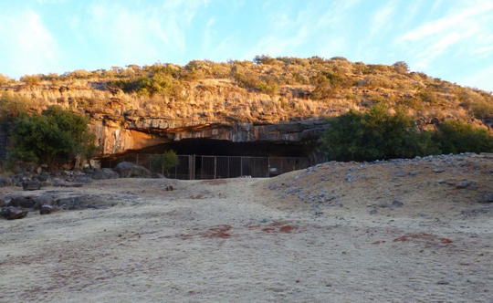 Wonderwerk cave in South Africa.