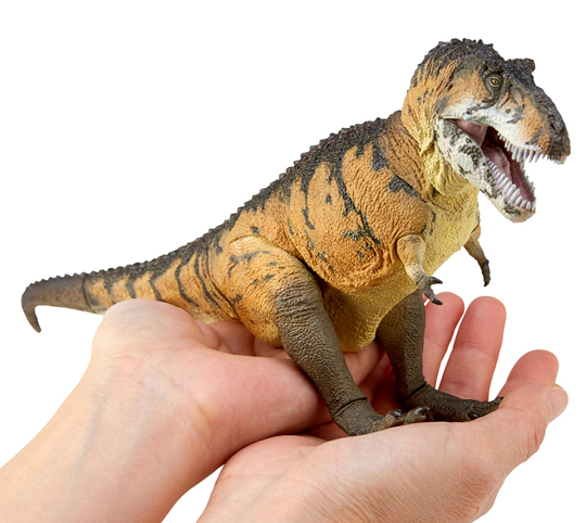 T. rex dinosaur model (Kaiyodo Sofubi Toy Box - T. rex A).
