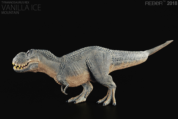 Vanilla ice Tyrannosaurus rex model by Rebor - mountain colour scheme.