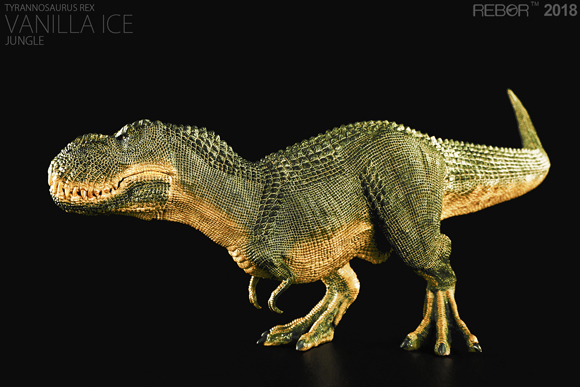 Vanilla Ice T. rex by Rebor "jungle colour scheme".