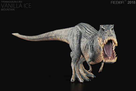 Rebor Vanilla Ice T. rex dinosaur model "mountain".