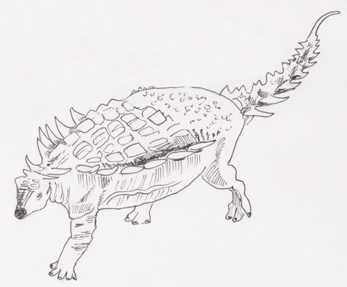 Zhejiangosaurus illustration.