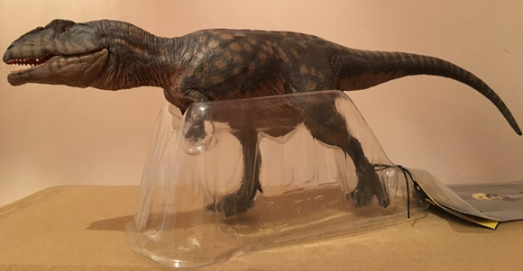 The Eofauna Giganotosaurus dinosaur model.