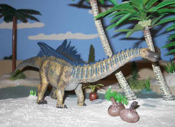 The CollectA Agustinia dinosaur model.