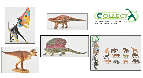 New for 2019 CollectA prehistoric animal models.