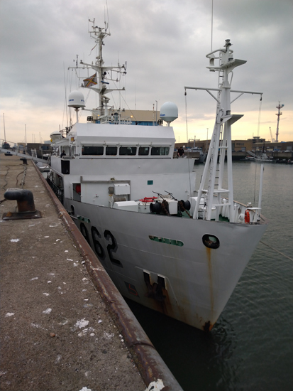 Research vessel RV Belgica.