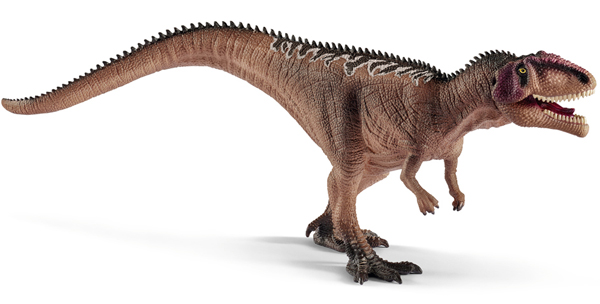 Schleich juvenile Giganotosaurus model.