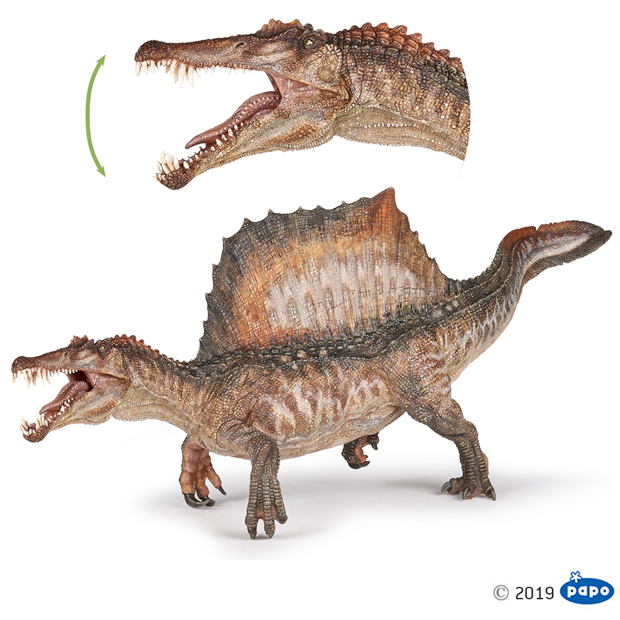The limited edition Papo Spinosaurus dinosaur model.