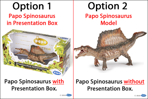 Papo Spinosaurus purchase options.