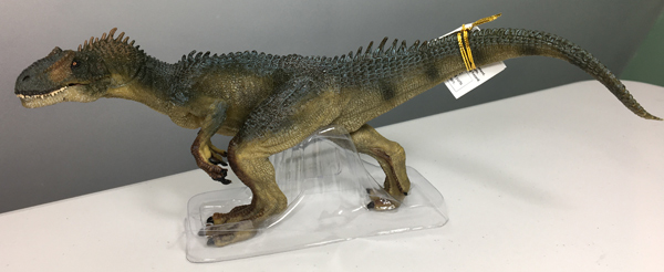 Papo Allosaurus dinosaur model (original colour scheme).
