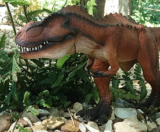 The Mojo Fun Tyrannosaurus rex Deluxe has an articualted lower jaw.