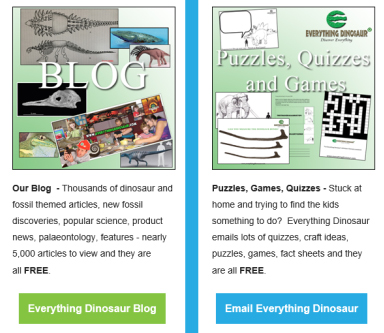 Everything Dinosaur's blog provides lots of helpful resources and team members provide free downloads.
