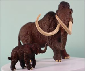 CollectA Woolly Mammoth models.