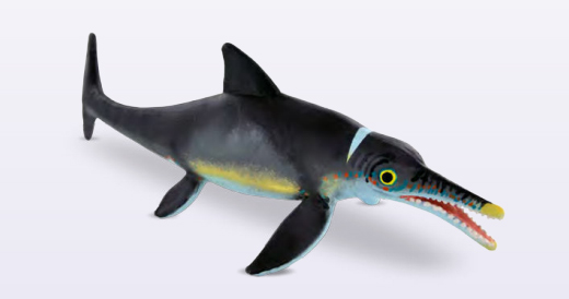 The Bullyland Ichthyosaurus model.