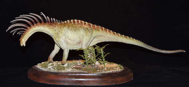 A repainted CollectA Bajadasaurus.