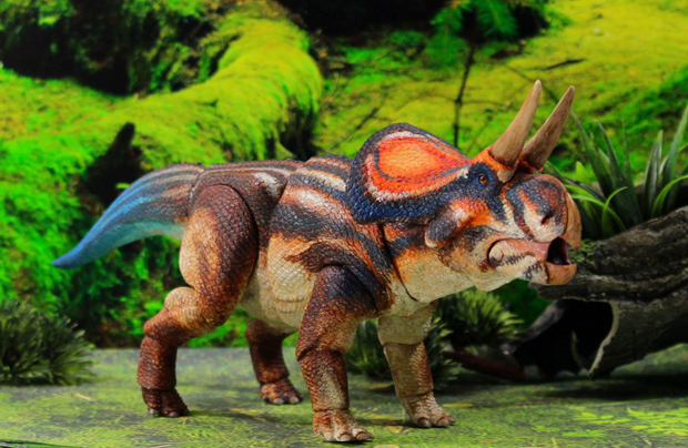 The beautiful Beasts of the Mesozoic Zuniceratops dinosaur model.