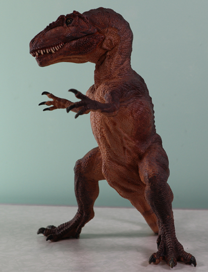 The Papo Giganotosaurus dinosaur model.