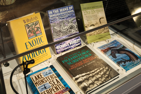 Books about Sea Monsters on Display