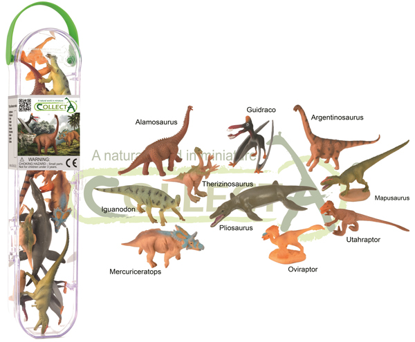 CollectA mini dinosaurs and prehistoric animals set 3.