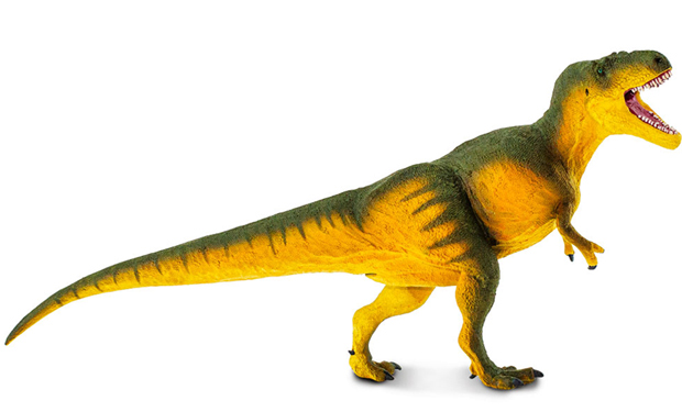 Wild Safari Prehistoric World Daspletosaurus dinosaur model.