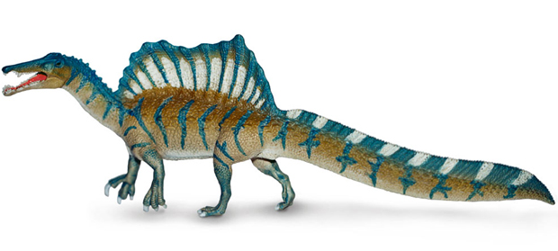 Wild Safari Prehistoric World Spinosaurus dinosaur model.