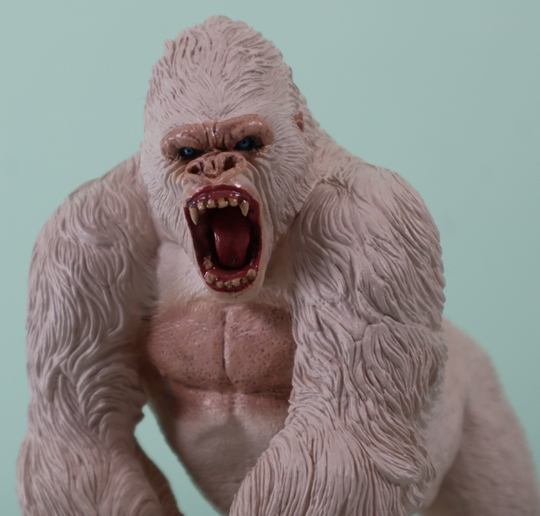 The albino gorilla model from Rebor.