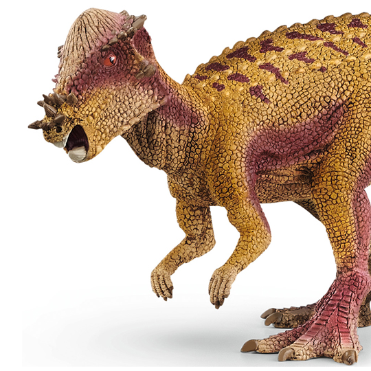Schleich Pachycephalosaurus dinosaur model.