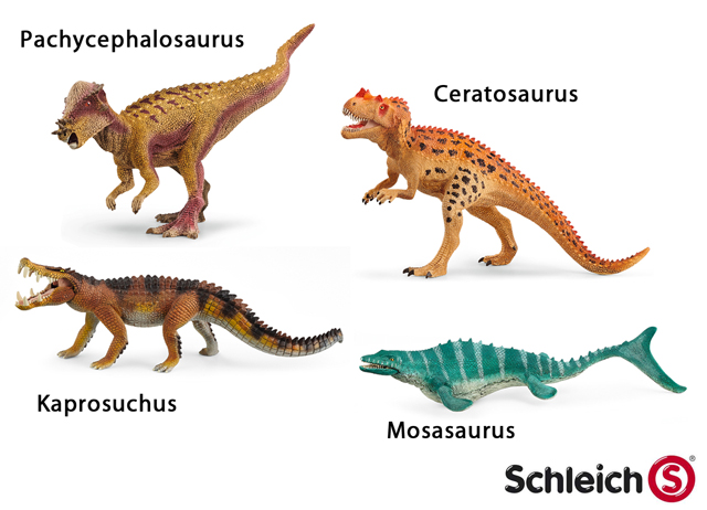 New for 2021 Schleich prehistoric animal models.