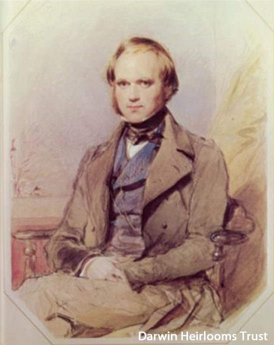 Young Charles Darwin.