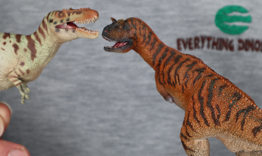 PNSO Dinosaur Models Qianzhousaurus and Carnotaurus