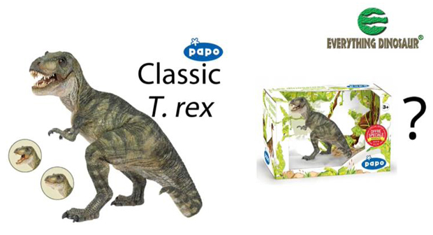 Could Papo reintroduce their classic green, standing T. rex