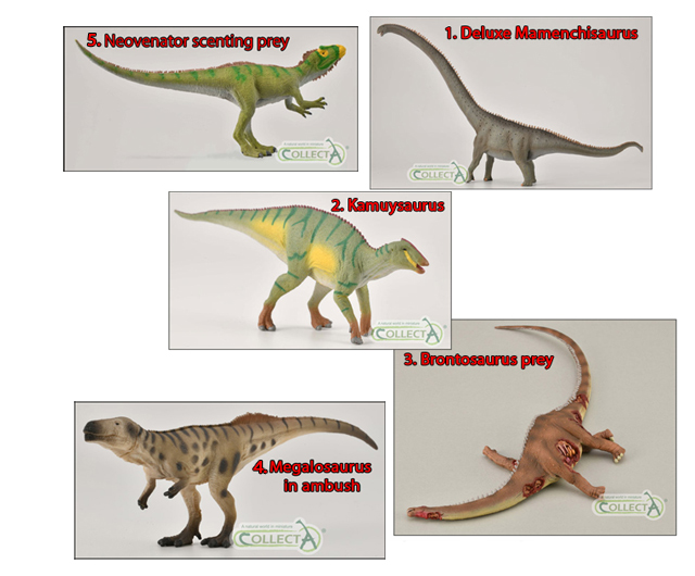 New for 2021 CollectA dinosaur models