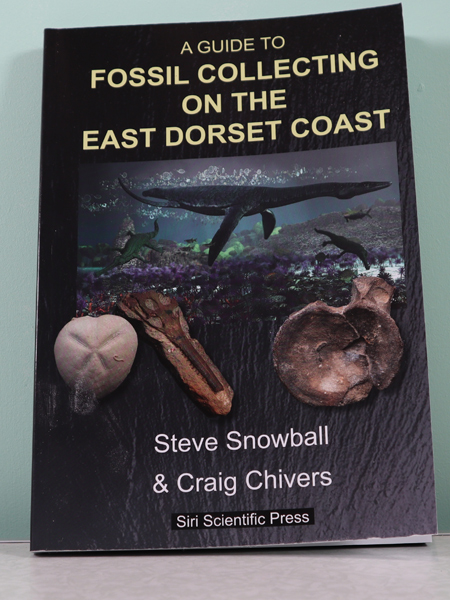 The front cover of a Guide to Fossil Collecting on the East Dorset Coast