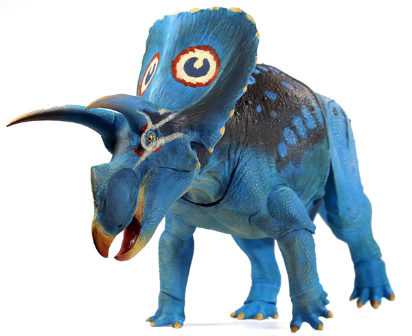 Beasts of the Mesozoic Torosaurus in anterior view