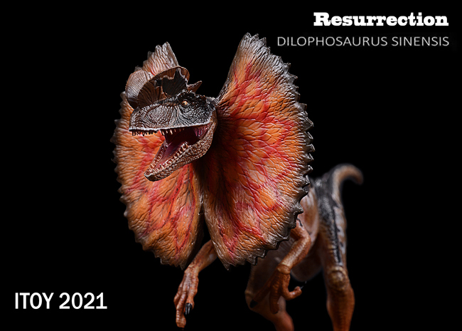 ITOY Studio Dilophosaurus dinosaur model (2021)