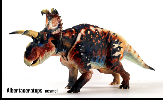 Beasts of the Mesozoic Albertaceratops dinosaur model