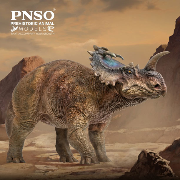 PNSO Jennie the Centrosaurus dinosaur model.
