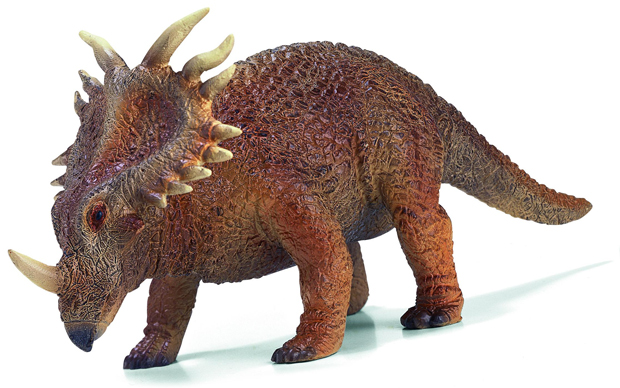 Schleich "Saurus" Styracosaurus dinosaur model.