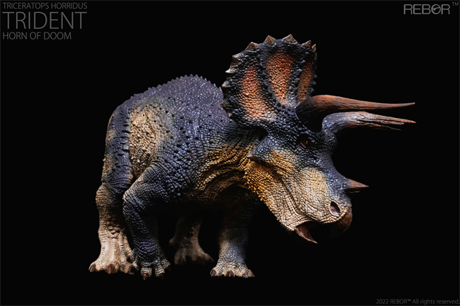 Rebor 1:35 Alpha Male Triceratops horridus "Trident" Horn of Doom version