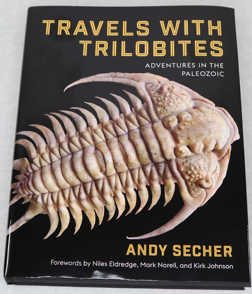 Front cover of "Travels with Trilobites".