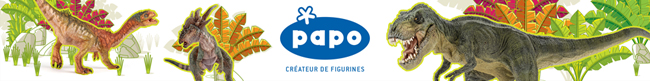 Papo Les Dinosaures banner.