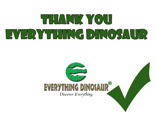 Thank you Everything Dinosaur.