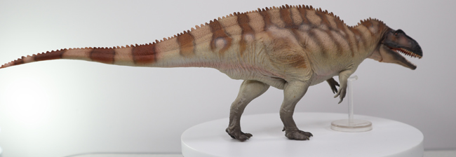 A view of the new for 2022 PNSO Fergus the Acrocanthosaurus dinosaur model.