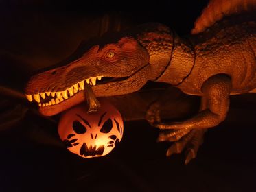 Halloween dinosaurs