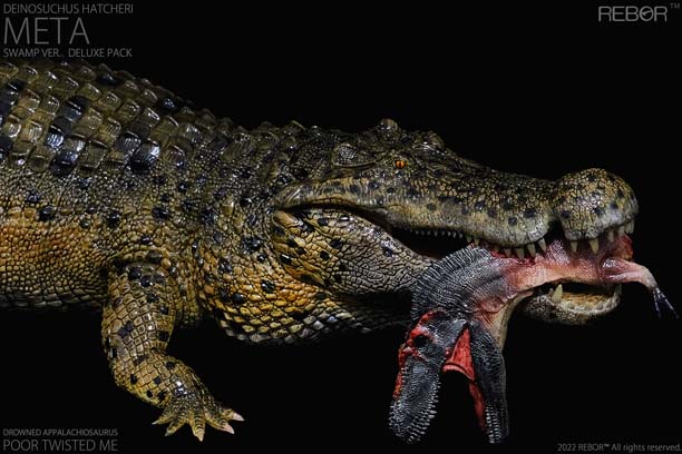 Rebor adult Deinosuchus models (the swamp variant)
